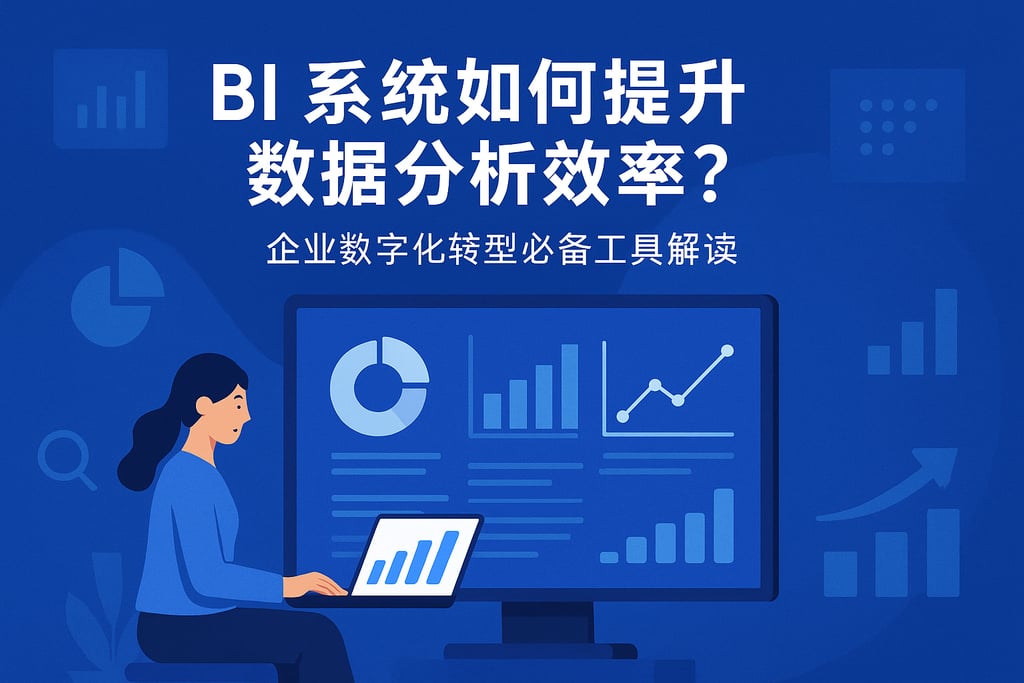 BI系统如何提升数据分析效率？企业数字化转型必备工具解读"